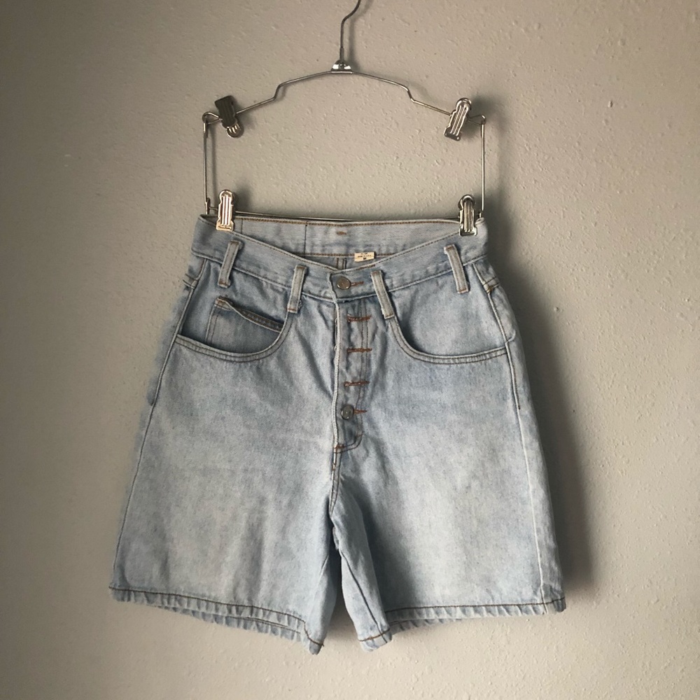 Vintage high waisted denim shorts